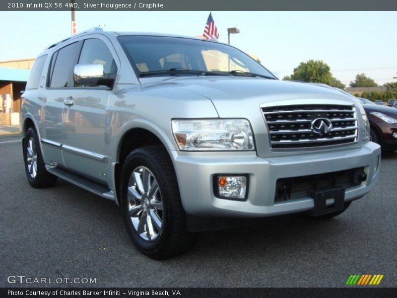 Silver Indulgence / Graphite 2010 Infiniti QX 56 4WD