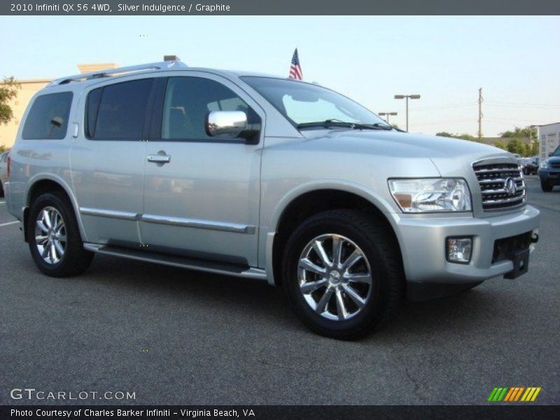 Silver Indulgence / Graphite 2010 Infiniti QX 56 4WD