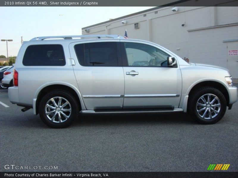Silver Indulgence / Graphite 2010 Infiniti QX 56 4WD