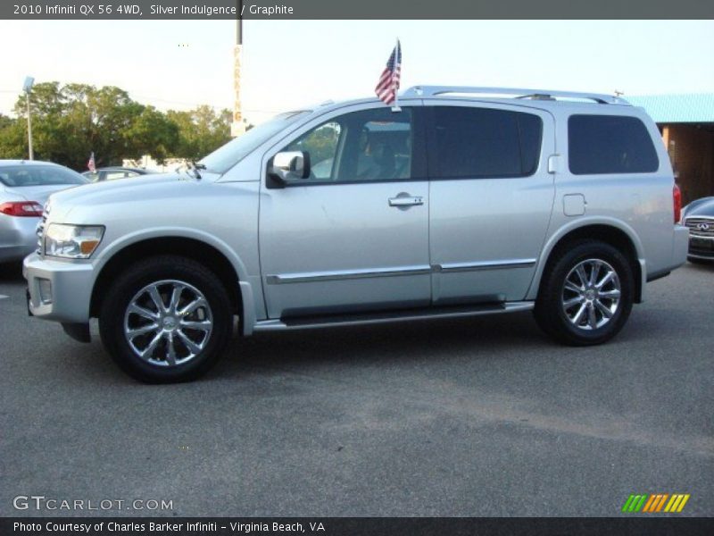 Silver Indulgence / Graphite 2010 Infiniti QX 56 4WD