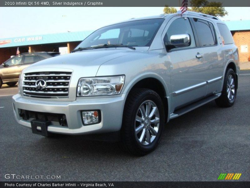 Silver Indulgence / Graphite 2010 Infiniti QX 56 4WD