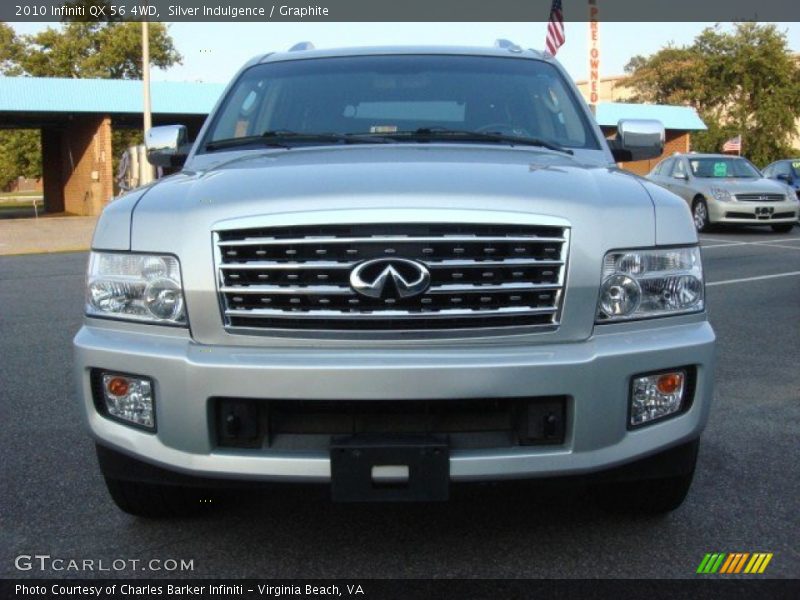 Silver Indulgence / Graphite 2010 Infiniti QX 56 4WD