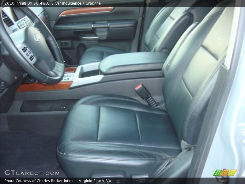 Silver Indulgence / Graphite 2010 Infiniti QX 56 4WD