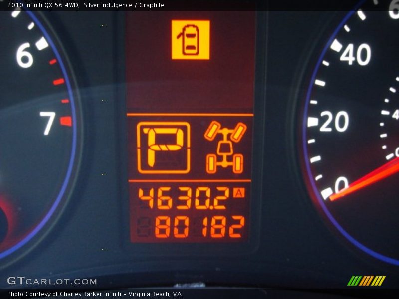 Silver Indulgence / Graphite 2010 Infiniti QX 56 4WD