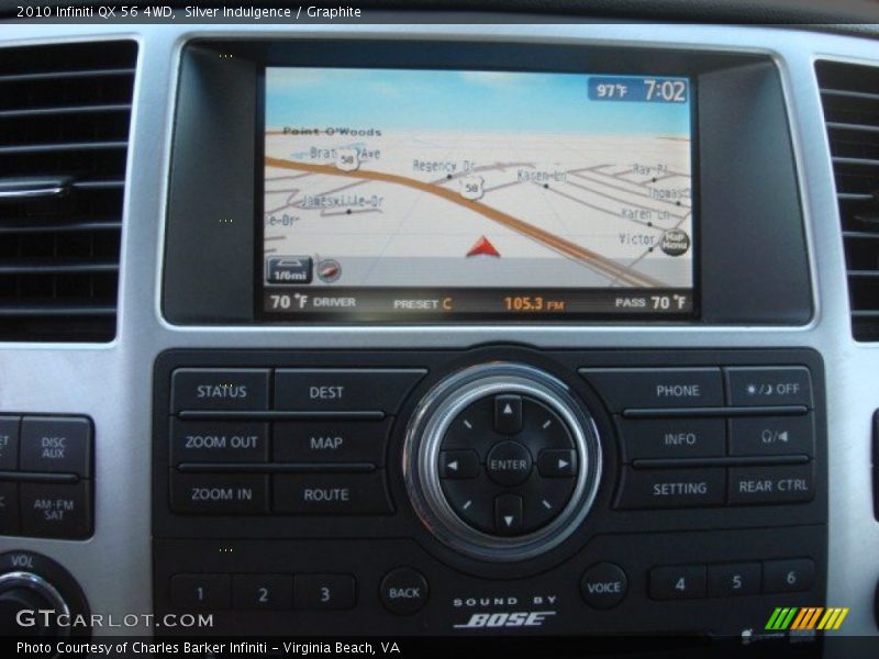 Silver Indulgence / Graphite 2010 Infiniti QX 56 4WD
