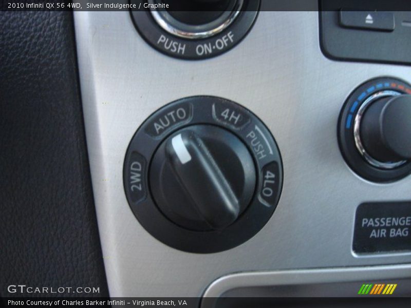 Silver Indulgence / Graphite 2010 Infiniti QX 56 4WD