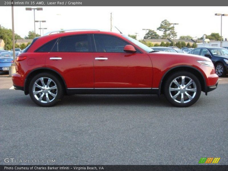 Laser Red / Graphite 2004 Infiniti FX 35 AWD