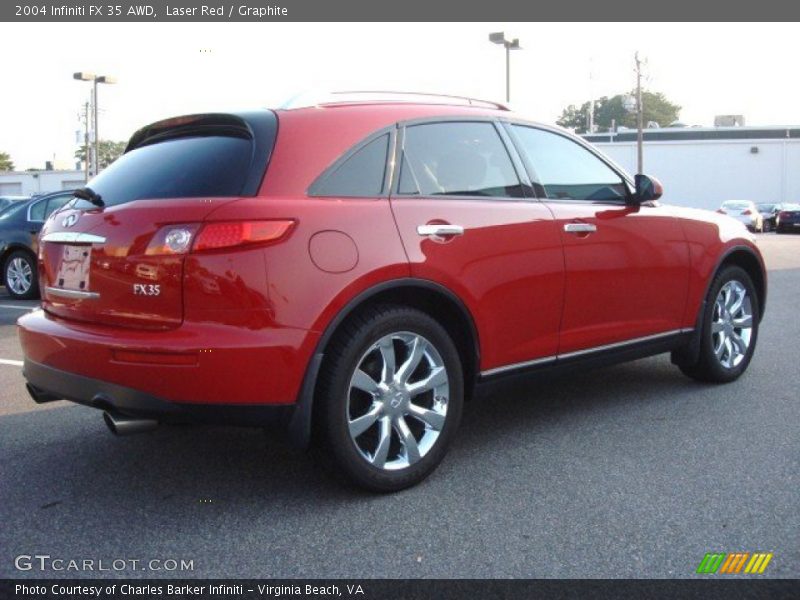 Laser Red / Graphite 2004 Infiniti FX 35 AWD