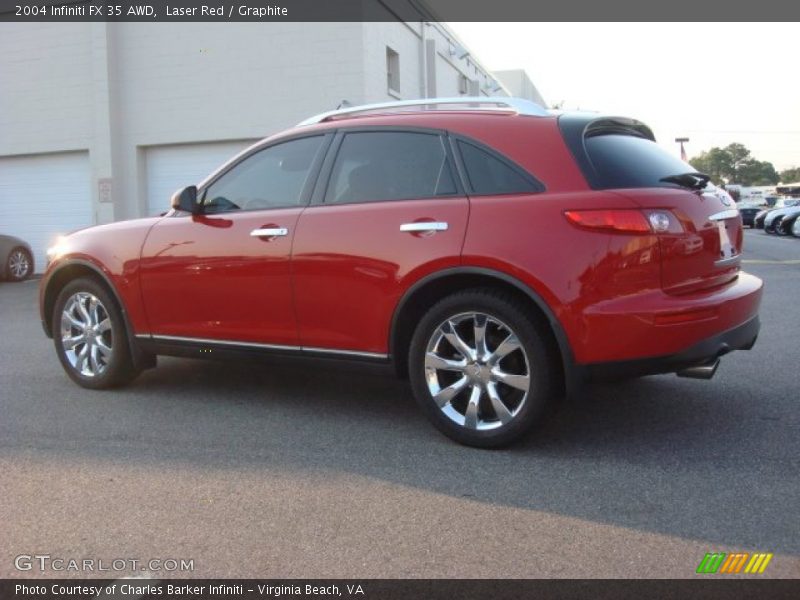 Laser Red / Graphite 2004 Infiniti FX 35 AWD