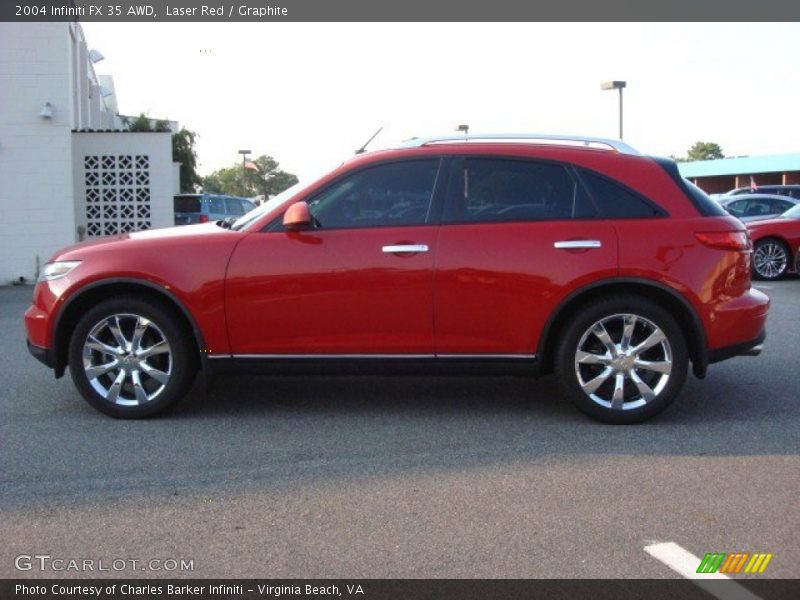 Laser Red / Graphite 2004 Infiniti FX 35 AWD