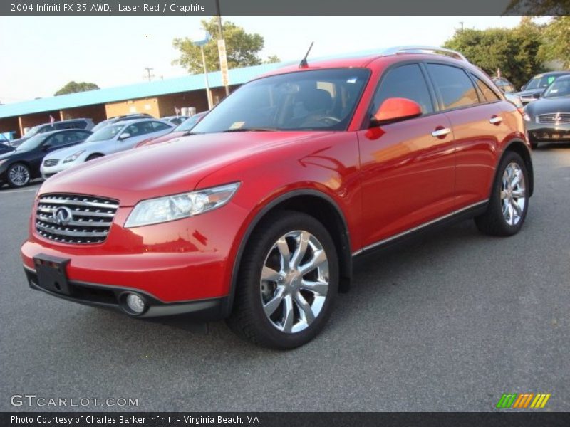 Laser Red / Graphite 2004 Infiniti FX 35 AWD