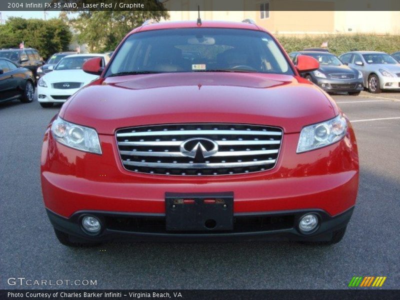 Laser Red / Graphite 2004 Infiniti FX 35 AWD