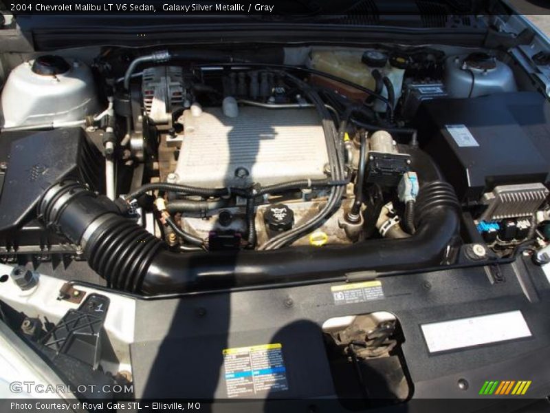 Galaxy Silver Metallic / Gray 2004 Chevrolet Malibu LT V6 Sedan