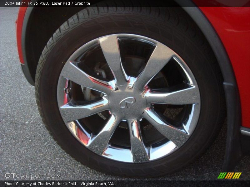 Laser Red / Graphite 2004 Infiniti FX 35 AWD
