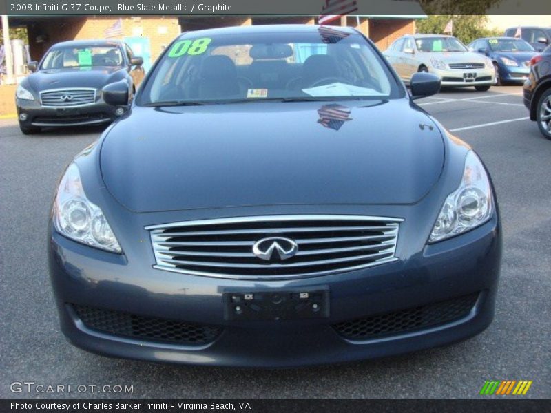 Blue Slate Metallic / Graphite 2008 Infiniti G 37 Coupe
