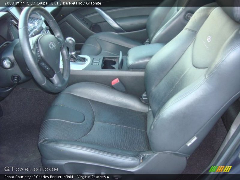 Blue Slate Metallic / Graphite 2008 Infiniti G 37 Coupe