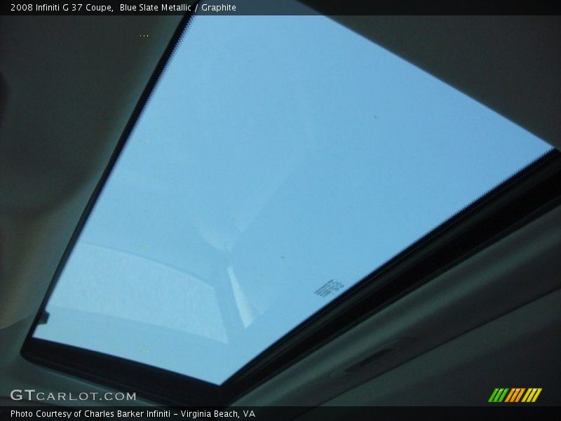 Blue Slate Metallic / Graphite 2008 Infiniti G 37 Coupe