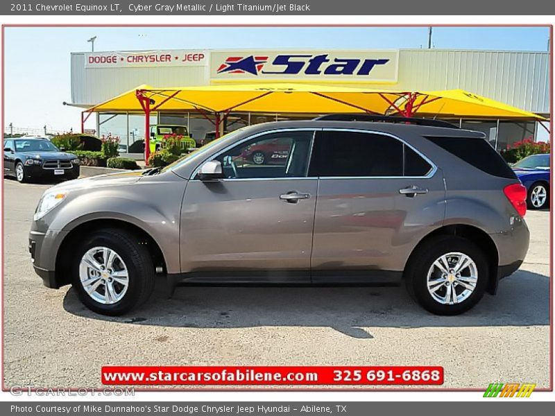 Cyber Gray Metallic / Light Titanium/Jet Black 2011 Chevrolet Equinox LT