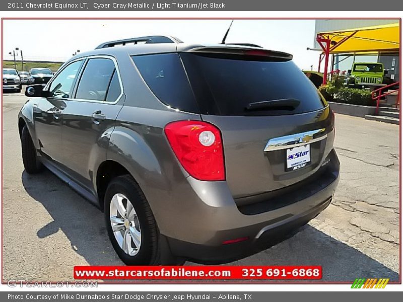 Cyber Gray Metallic / Light Titanium/Jet Black 2011 Chevrolet Equinox LT