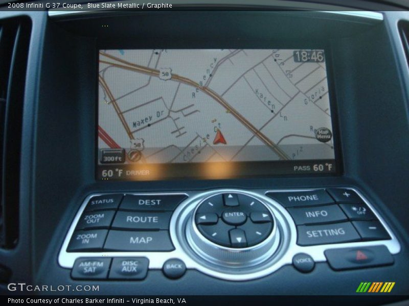 Blue Slate Metallic / Graphite 2008 Infiniti G 37 Coupe