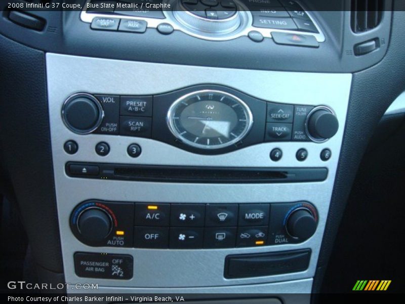 Blue Slate Metallic / Graphite 2008 Infiniti G 37 Coupe