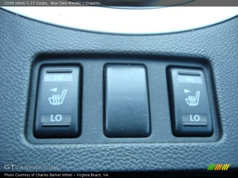 Blue Slate Metallic / Graphite 2008 Infiniti G 37 Coupe