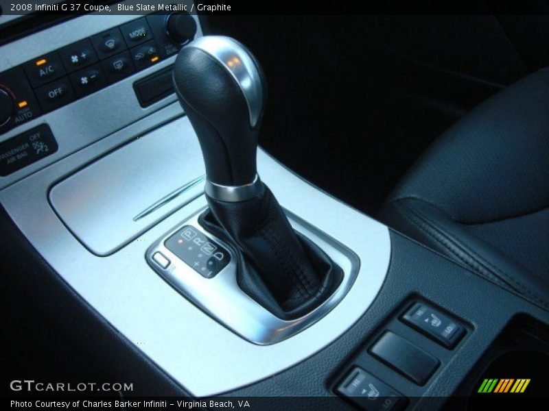 Blue Slate Metallic / Graphite 2008 Infiniti G 37 Coupe