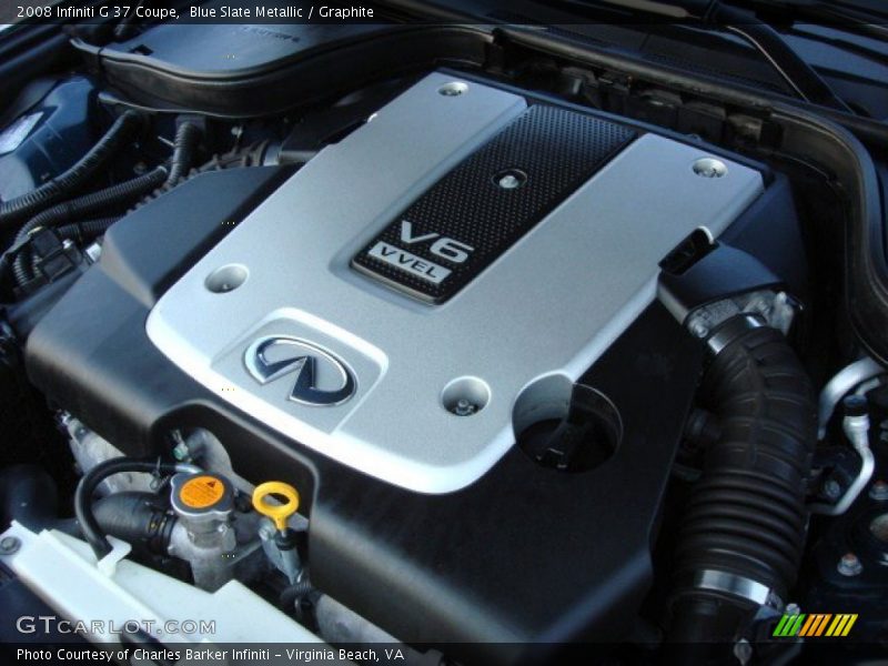 Blue Slate Metallic / Graphite 2008 Infiniti G 37 Coupe