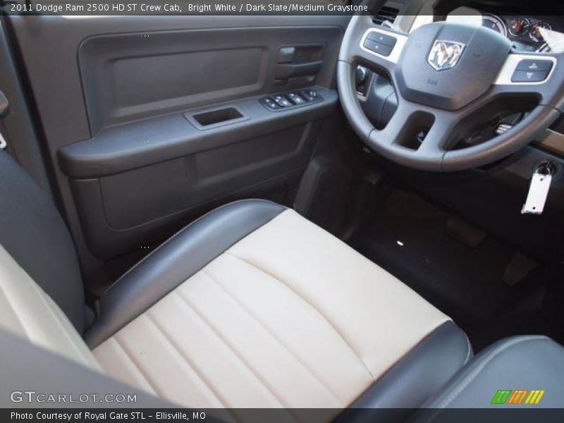 Bright White / Dark Slate/Medium Graystone 2011 Dodge Ram 2500 HD ST Crew Cab