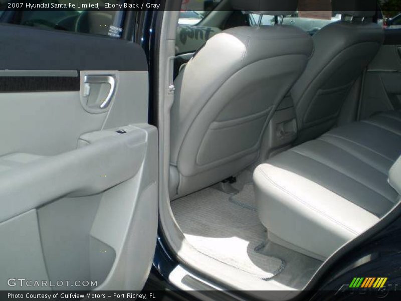 Ebony Black / Gray 2007 Hyundai Santa Fe Limited
