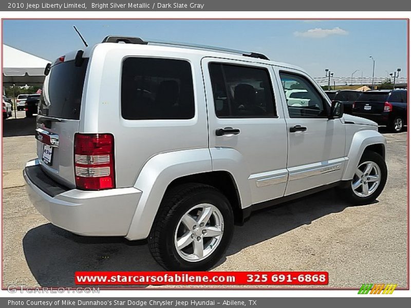 Bright Silver Metallic / Dark Slate Gray 2010 Jeep Liberty Limited
