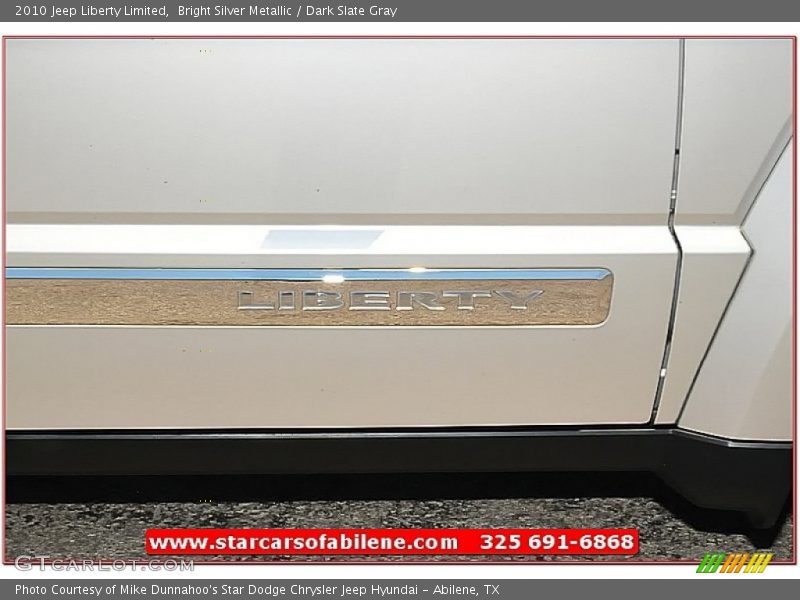 Bright Silver Metallic / Dark Slate Gray 2010 Jeep Liberty Limited