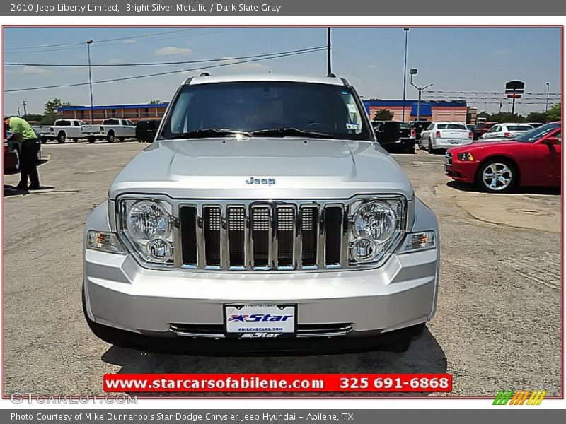 Bright Silver Metallic / Dark Slate Gray 2010 Jeep Liberty Limited