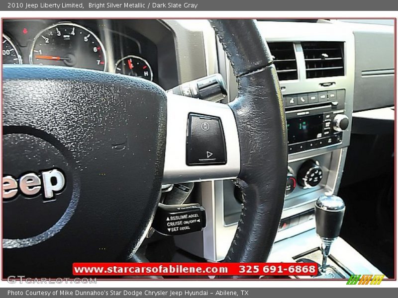 Bright Silver Metallic / Dark Slate Gray 2010 Jeep Liberty Limited