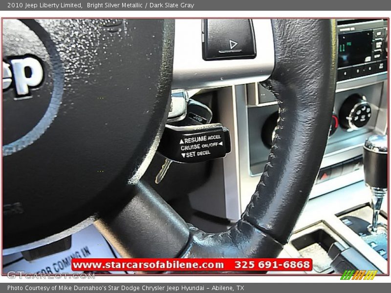 Bright Silver Metallic / Dark Slate Gray 2010 Jeep Liberty Limited