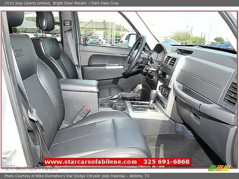 Bright Silver Metallic / Dark Slate Gray 2010 Jeep Liberty Limited