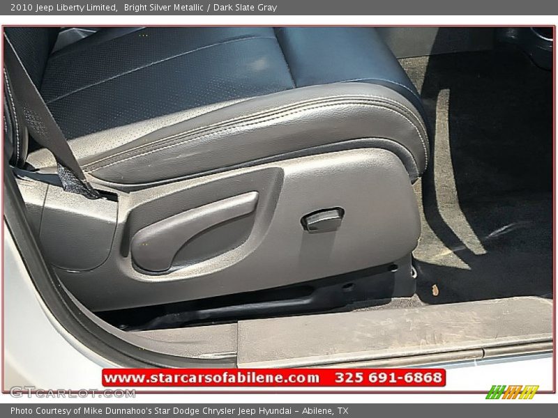 Bright Silver Metallic / Dark Slate Gray 2010 Jeep Liberty Limited