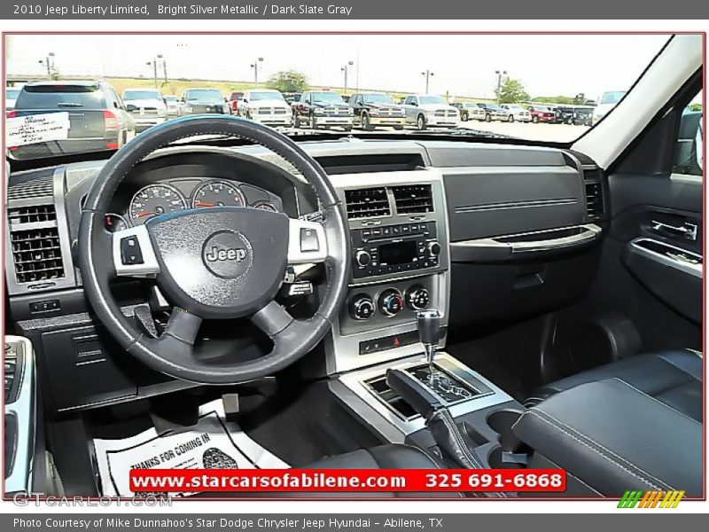 Bright Silver Metallic / Dark Slate Gray 2010 Jeep Liberty Limited