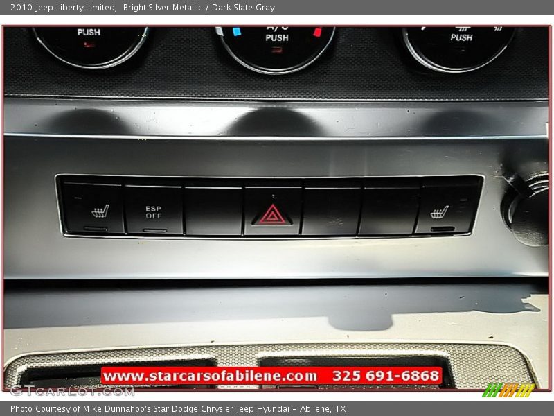 Bright Silver Metallic / Dark Slate Gray 2010 Jeep Liberty Limited