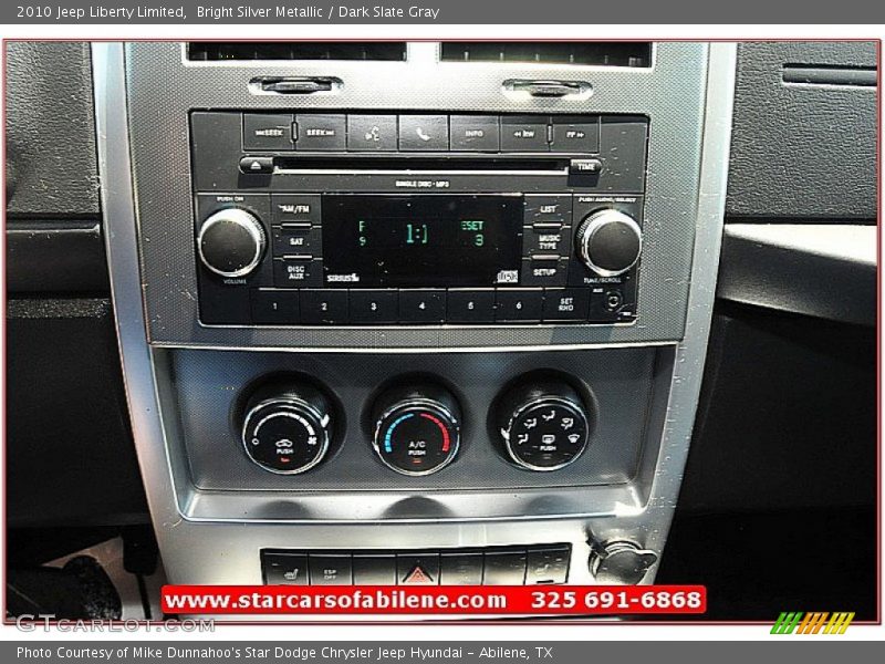 Bright Silver Metallic / Dark Slate Gray 2010 Jeep Liberty Limited