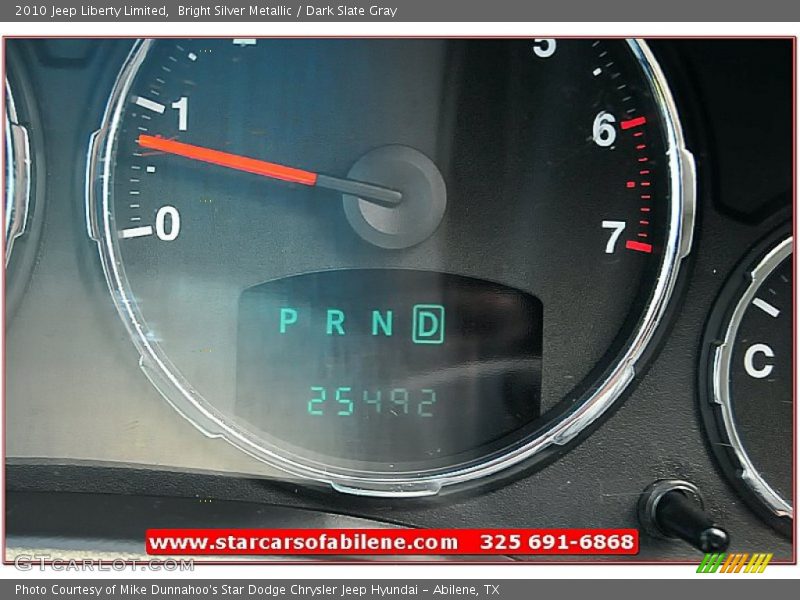 Bright Silver Metallic / Dark Slate Gray 2010 Jeep Liberty Limited