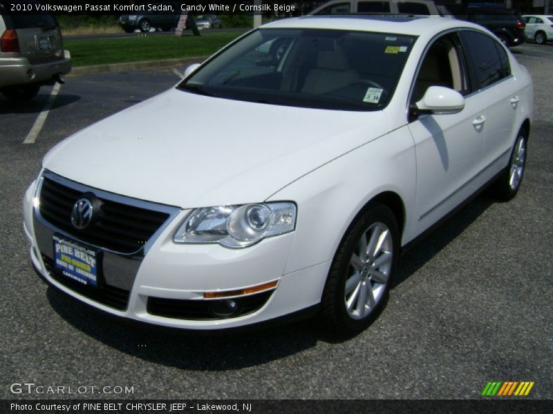 Candy White / Cornsilk Beige 2010 Volkswagen Passat Komfort Sedan