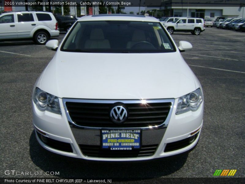 Candy White / Cornsilk Beige 2010 Volkswagen Passat Komfort Sedan