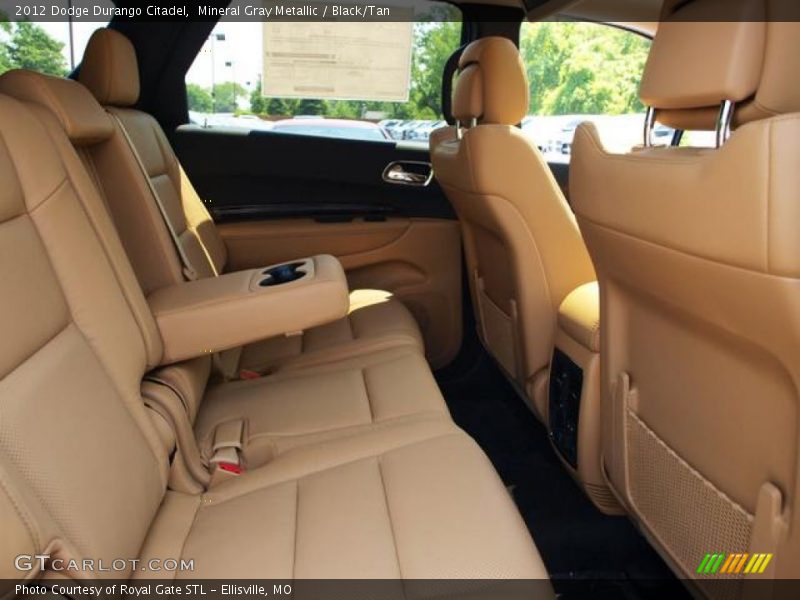 Mineral Gray Metallic / Black/Tan 2012 Dodge Durango Citadel