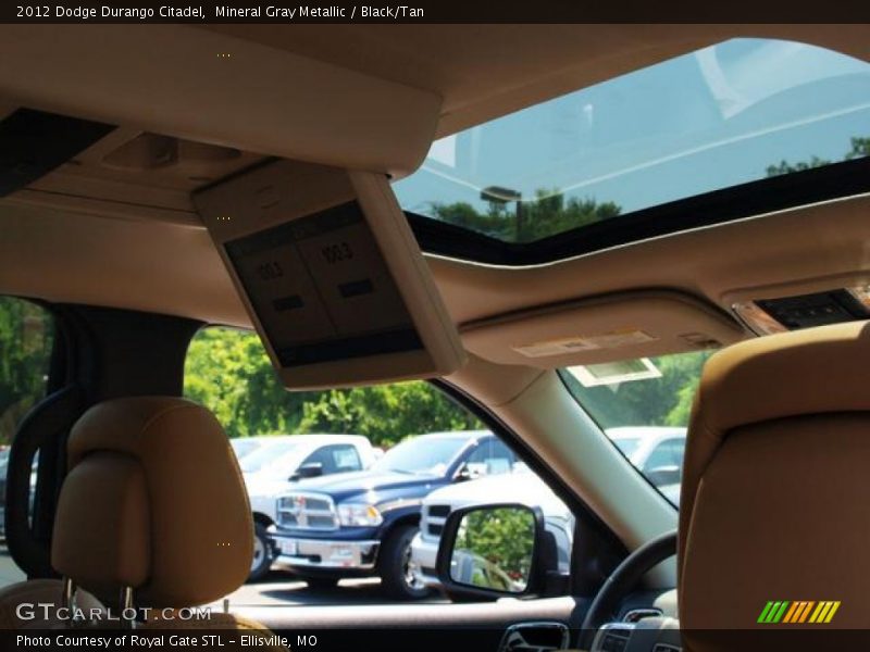 Mineral Gray Metallic / Black/Tan 2012 Dodge Durango Citadel