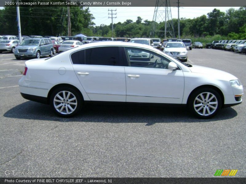 Candy White / Cornsilk Beige 2010 Volkswagen Passat Komfort Sedan