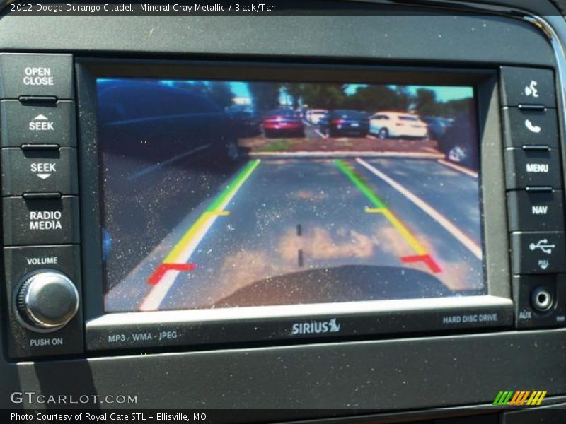 Mineral Gray Metallic / Black/Tan 2012 Dodge Durango Citadel