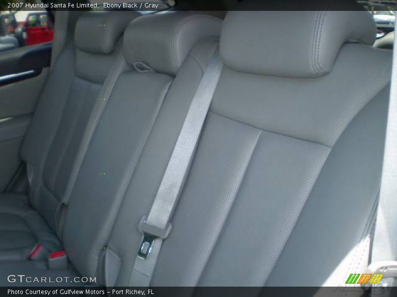 Ebony Black / Gray 2007 Hyundai Santa Fe Limited