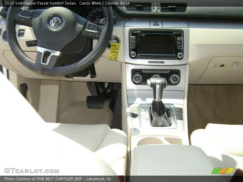Candy White / Cornsilk Beige 2010 Volkswagen Passat Komfort Sedan
