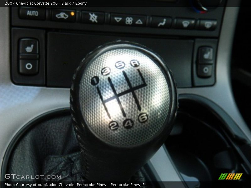 Black / Ebony 2007 Chevrolet Corvette Z06